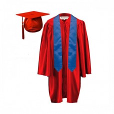 5 x Children's Graduation Gown and Stole Sets in Satin Finish (3-6yrs)